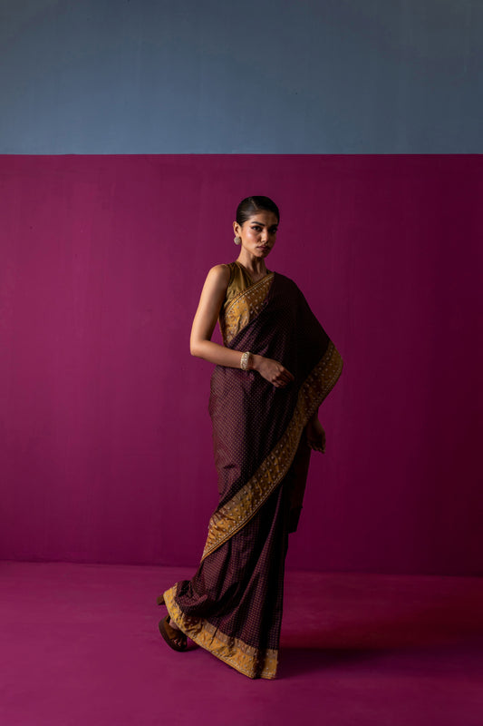 Timeless Grace in Maroon & Mustard